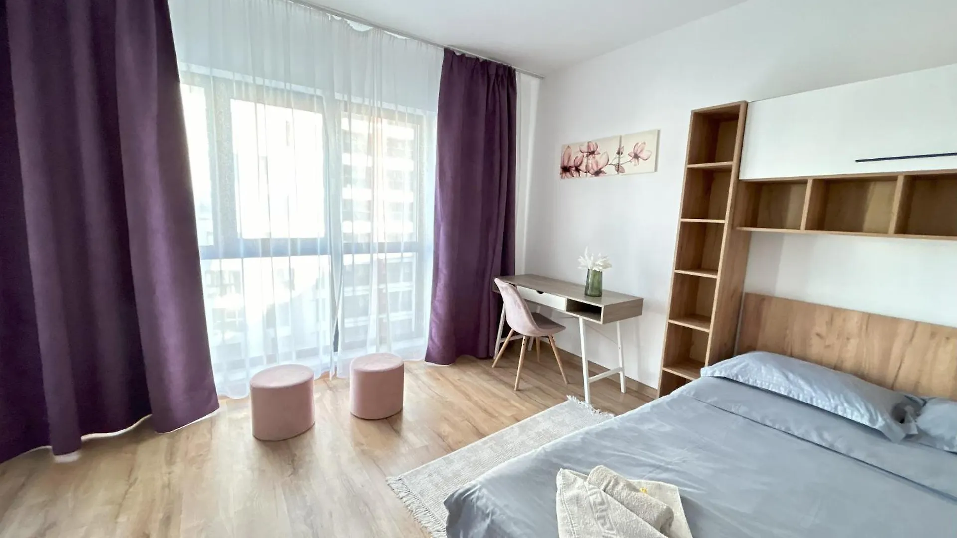 Chic Studio With Balcony At Exigent Plaza - 05 Bükreş